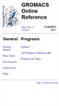 Mobile Screenshot of manual.gromacs.org